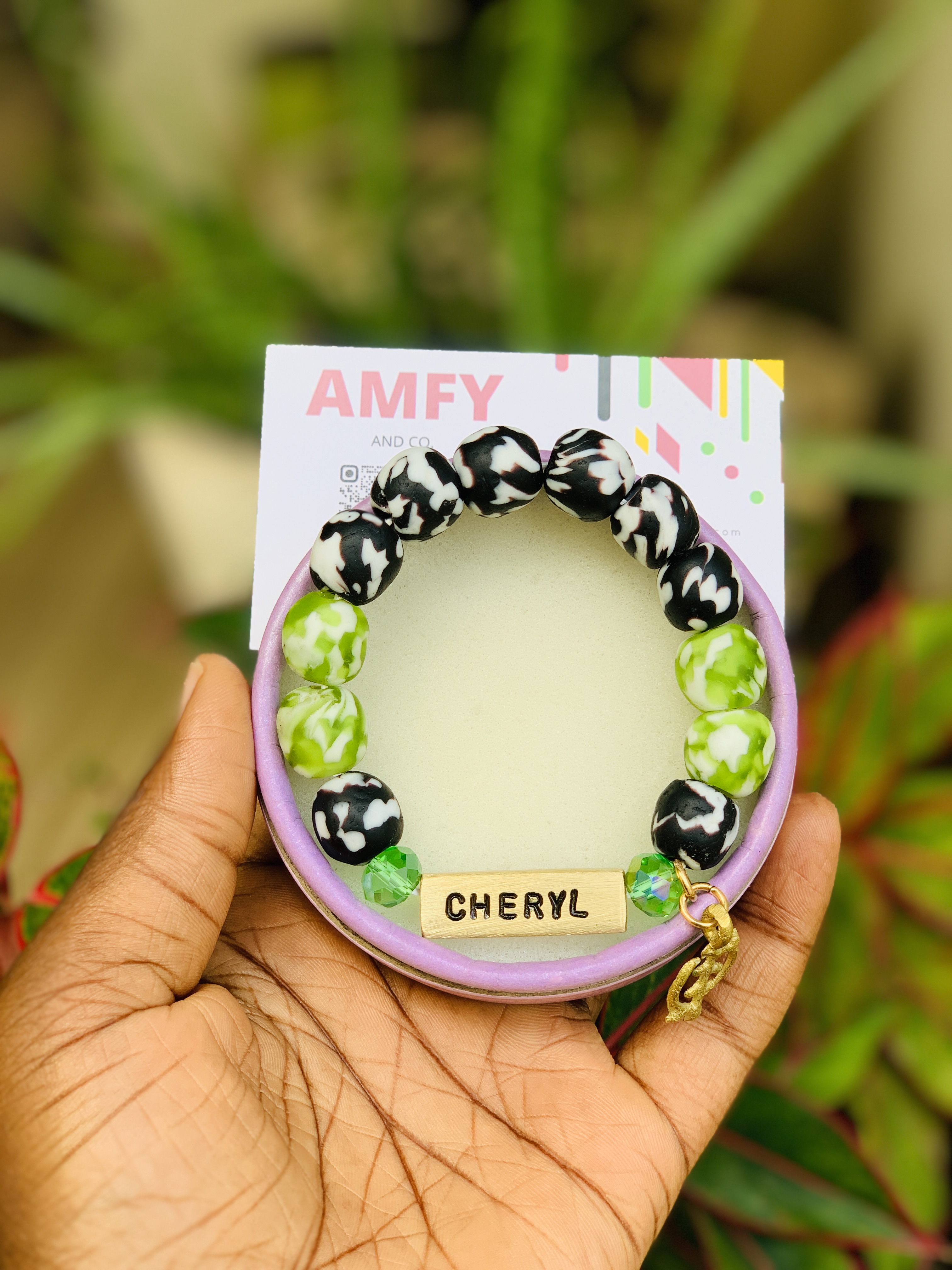 AMFY Biggie statement bracelet
