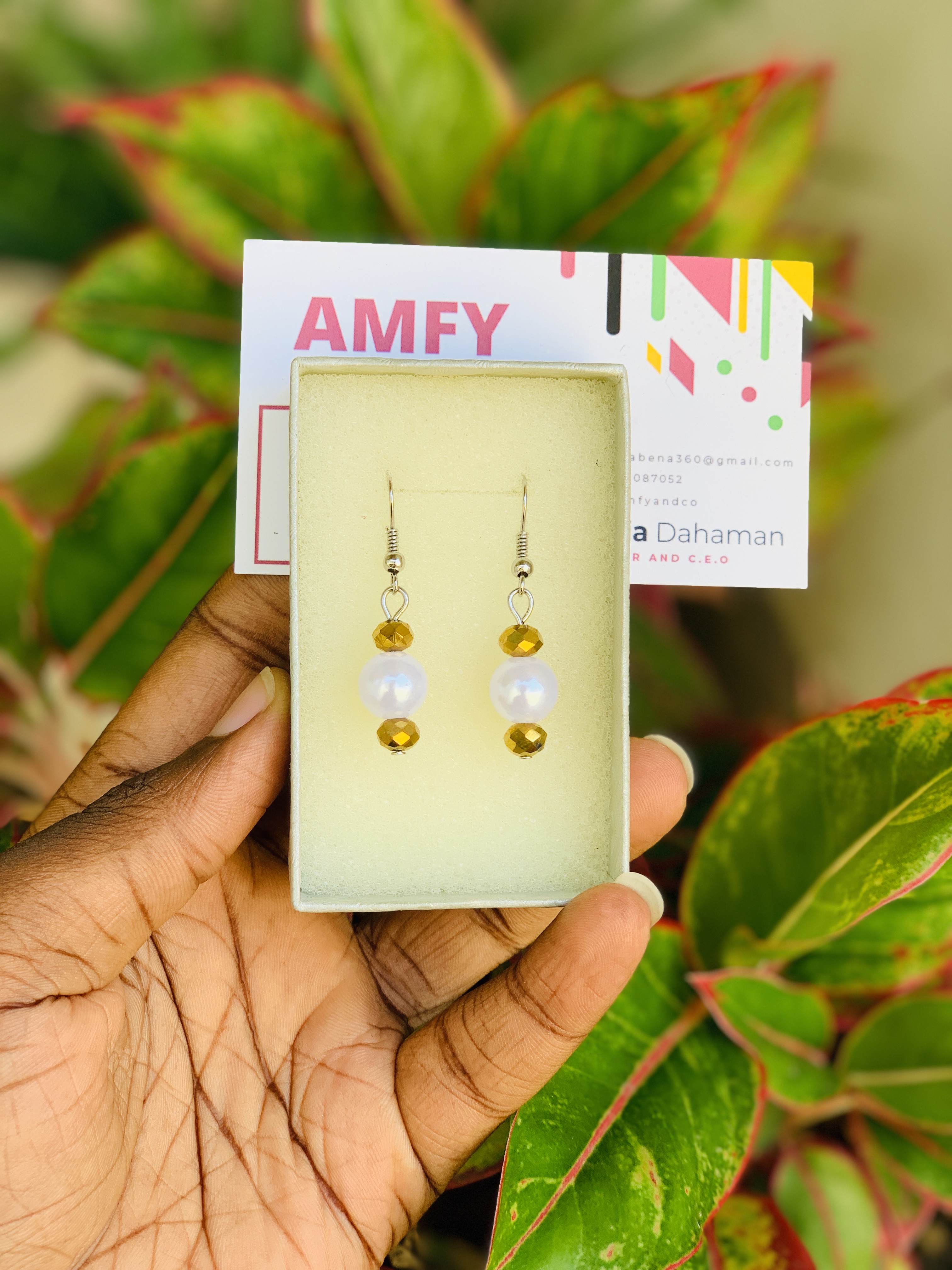 AMFY handcrafted earrings