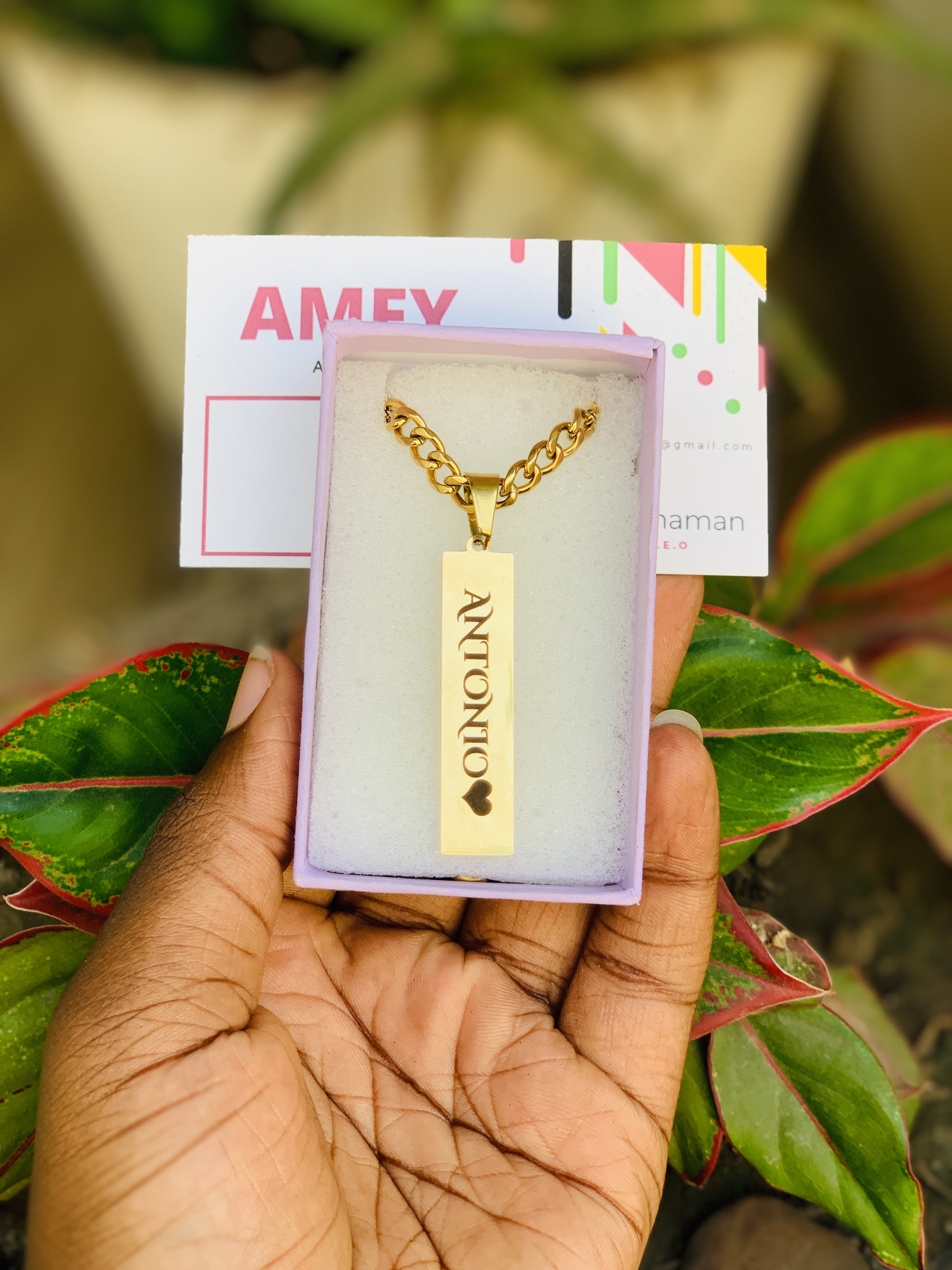 AMFY handcrafted necklace